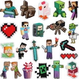 Minecraft Embroidered Patch