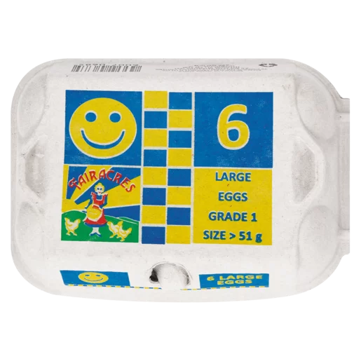 Free Range Large Eggs 6 Pack_0