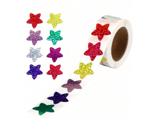Stickers / Stars 500pcs