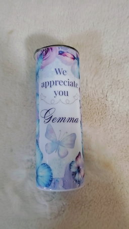 Personalized sublimation skinny tumbler