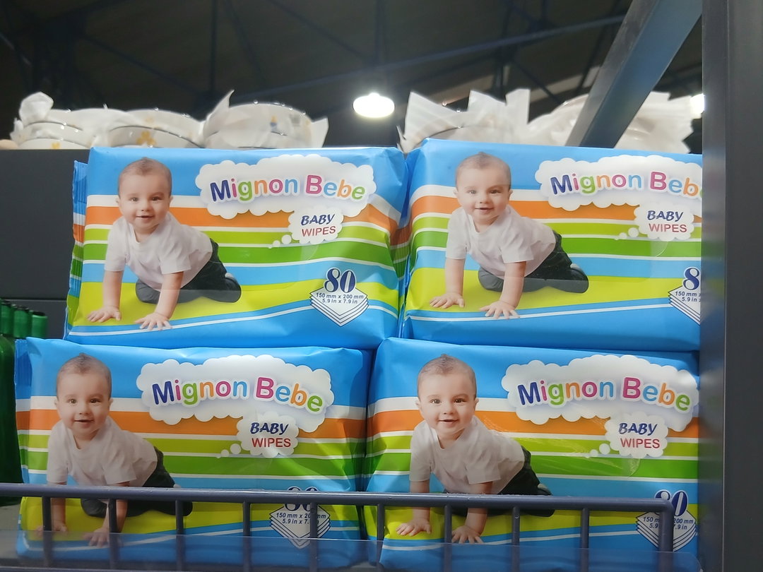 🧻 Lingettes Mignon Bébé – 80 pièces