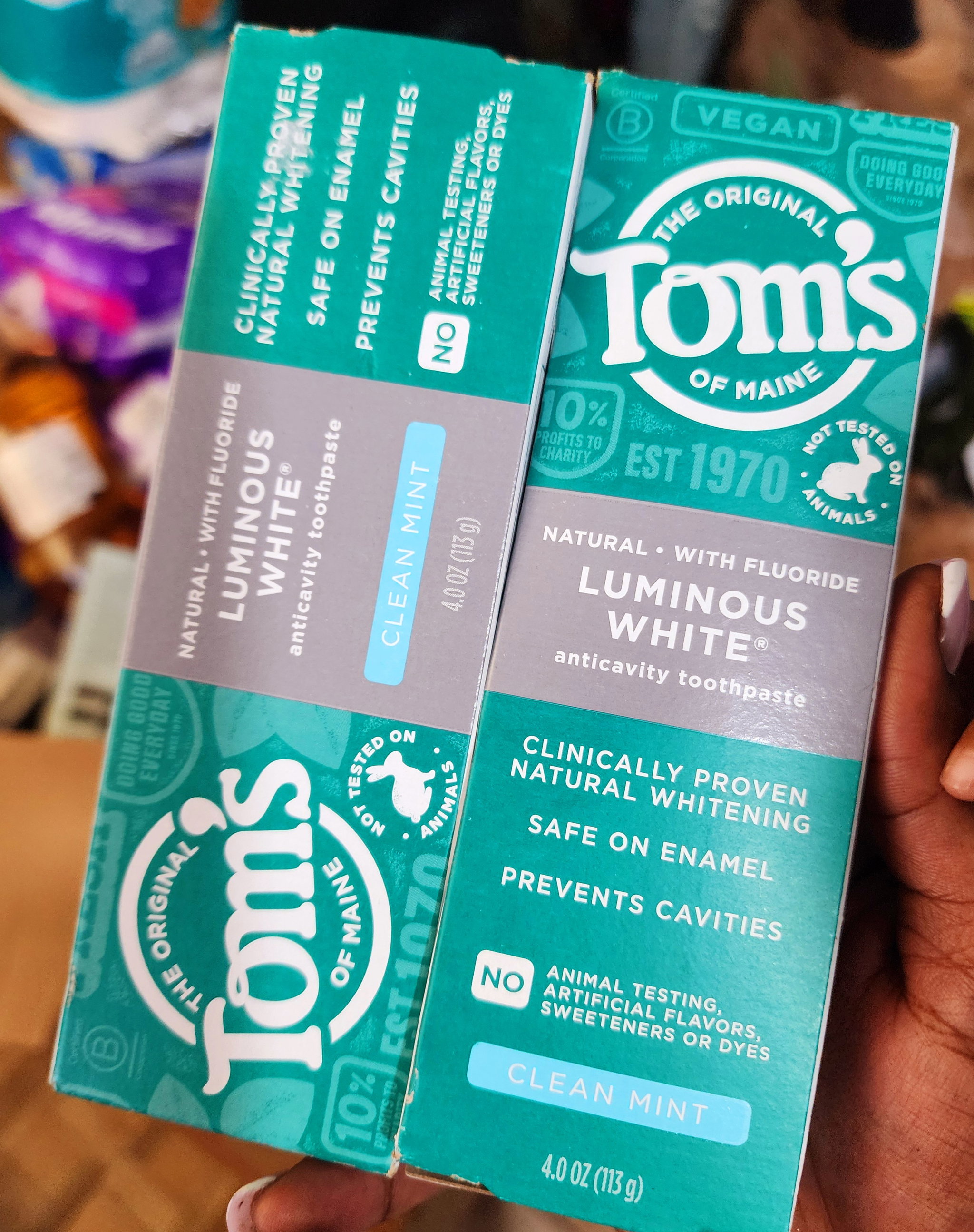 The original Tom's luminous white Anticavity toothpaste _0