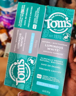 The original Tom's luminous white Anticavity toothpaste 