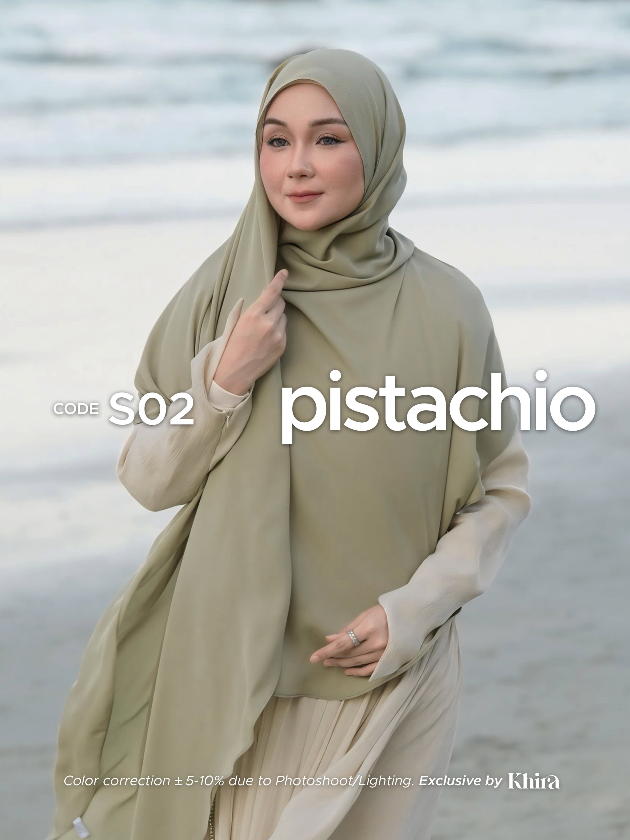 Pistachio Shawl Khira_0