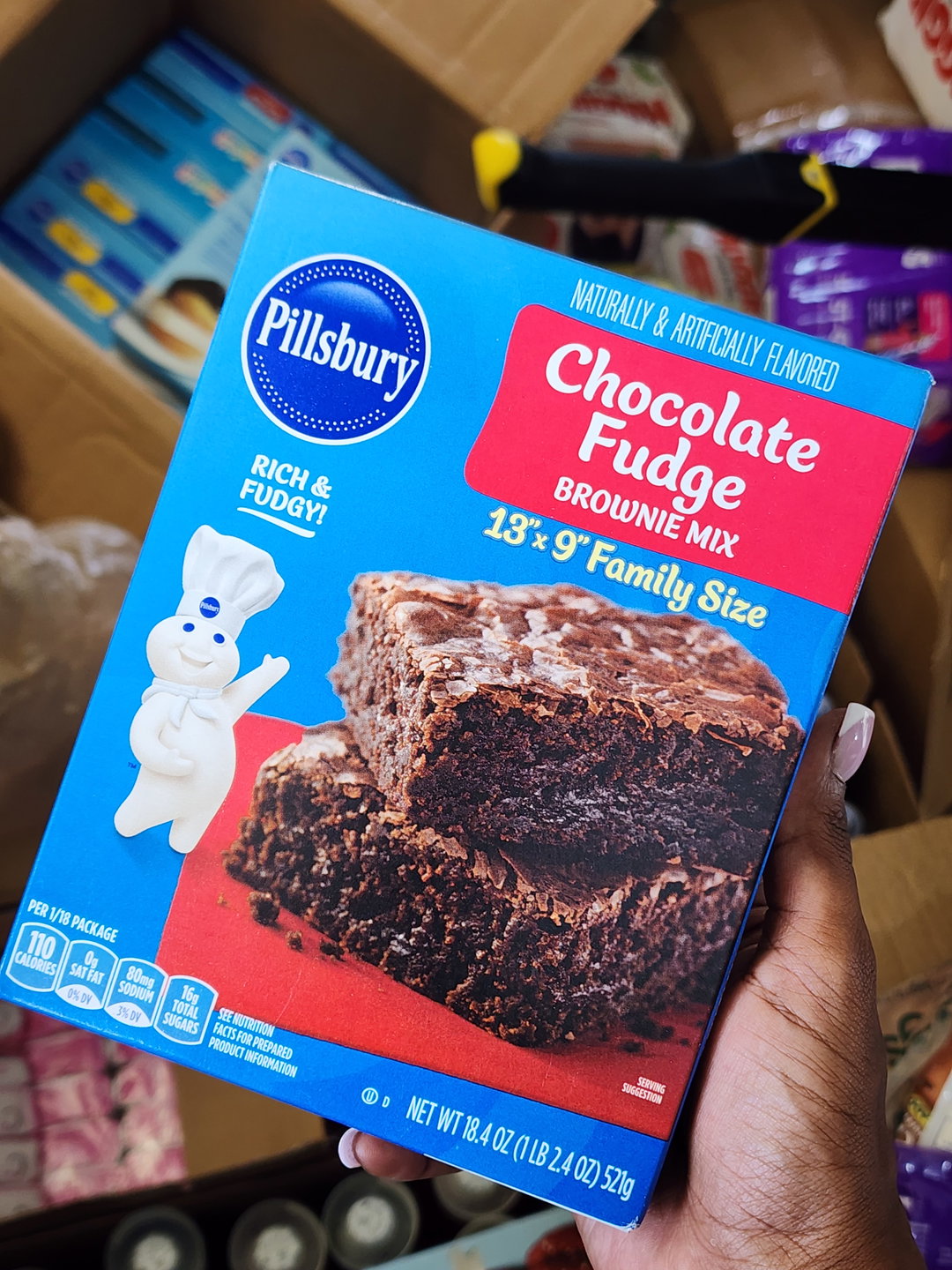 Pillsbury chocolate fudge brownie mix