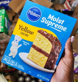 Pillsbury supreme moise yellow cake mix
