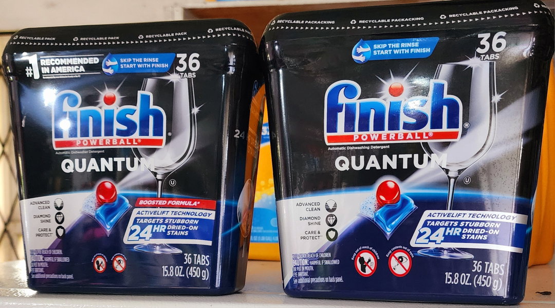 Finish power ball Quantum automatic dishwashing detergent 