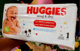 Huggies snug & dry size 1