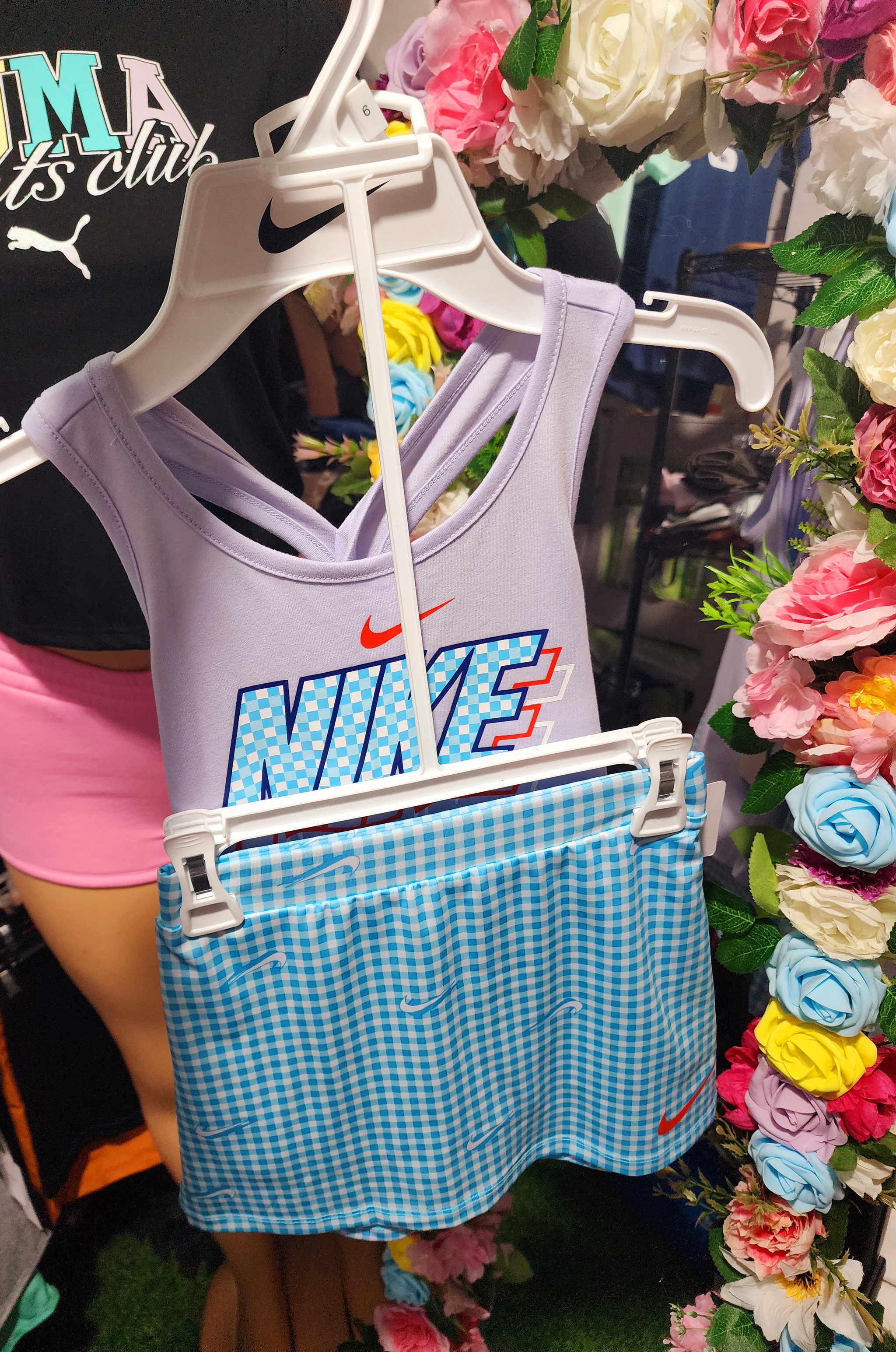 Nike little girls 2 piece set _0