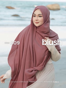Blush Shawl Khira