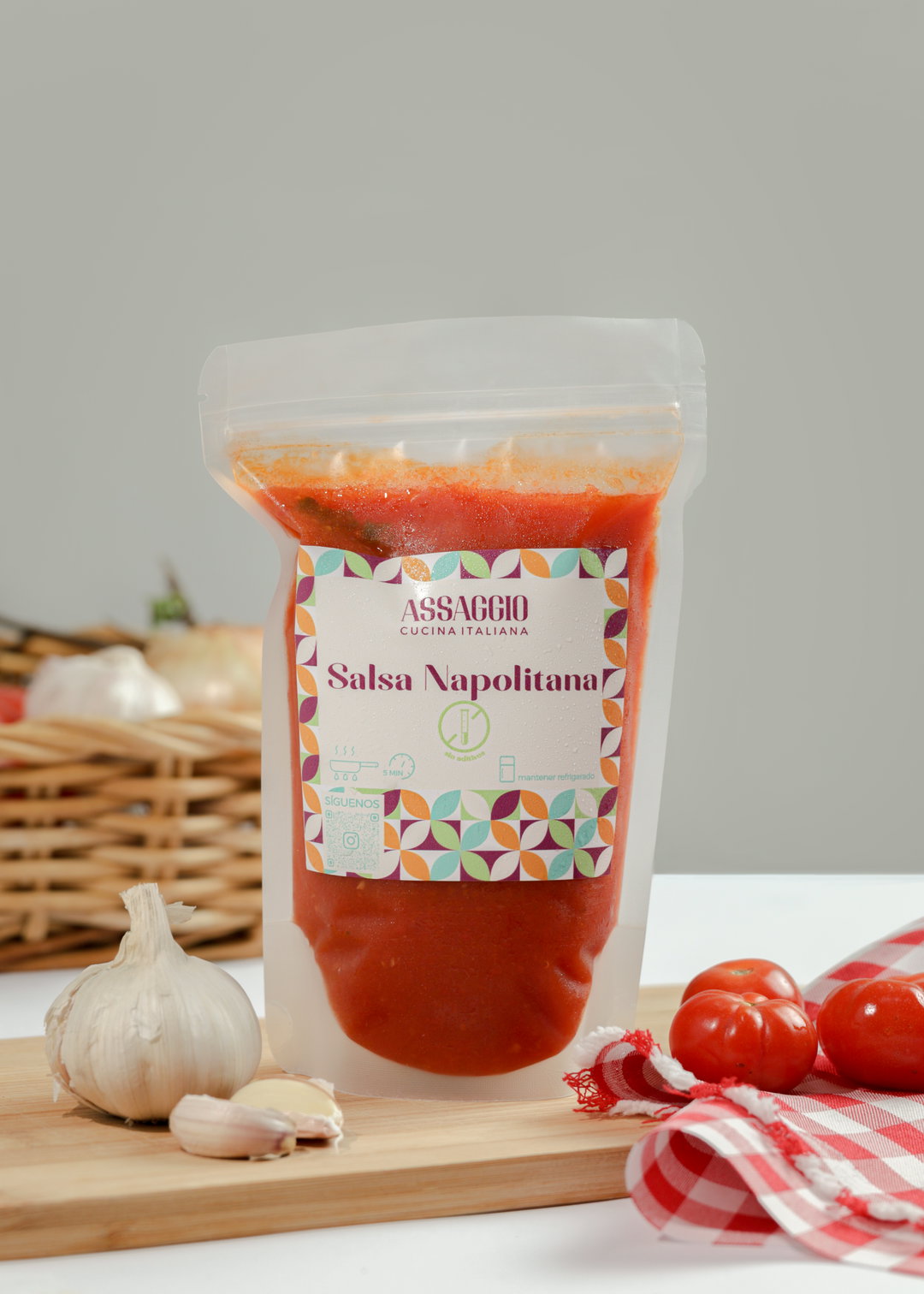 Salsa Napolitana 500 Gramos