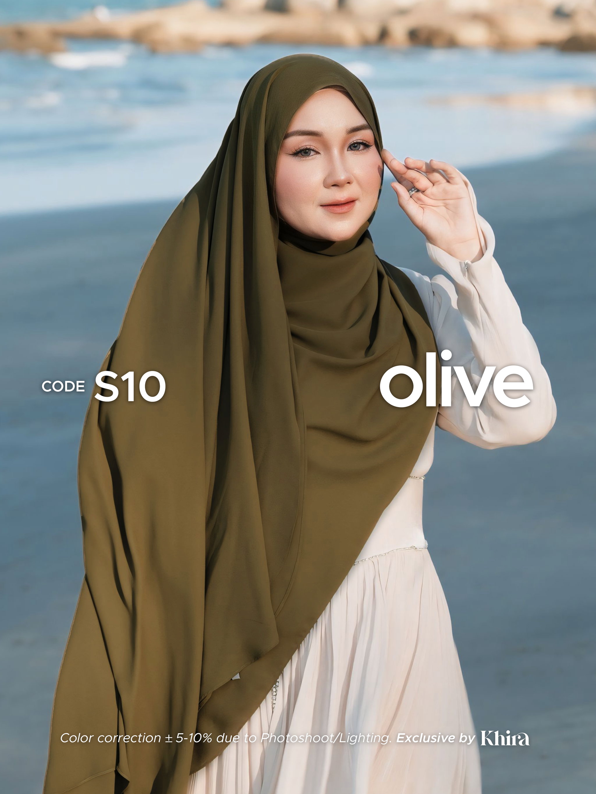 Olive Shawl Khira_0