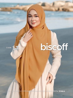 Biscoff Shawl Khira