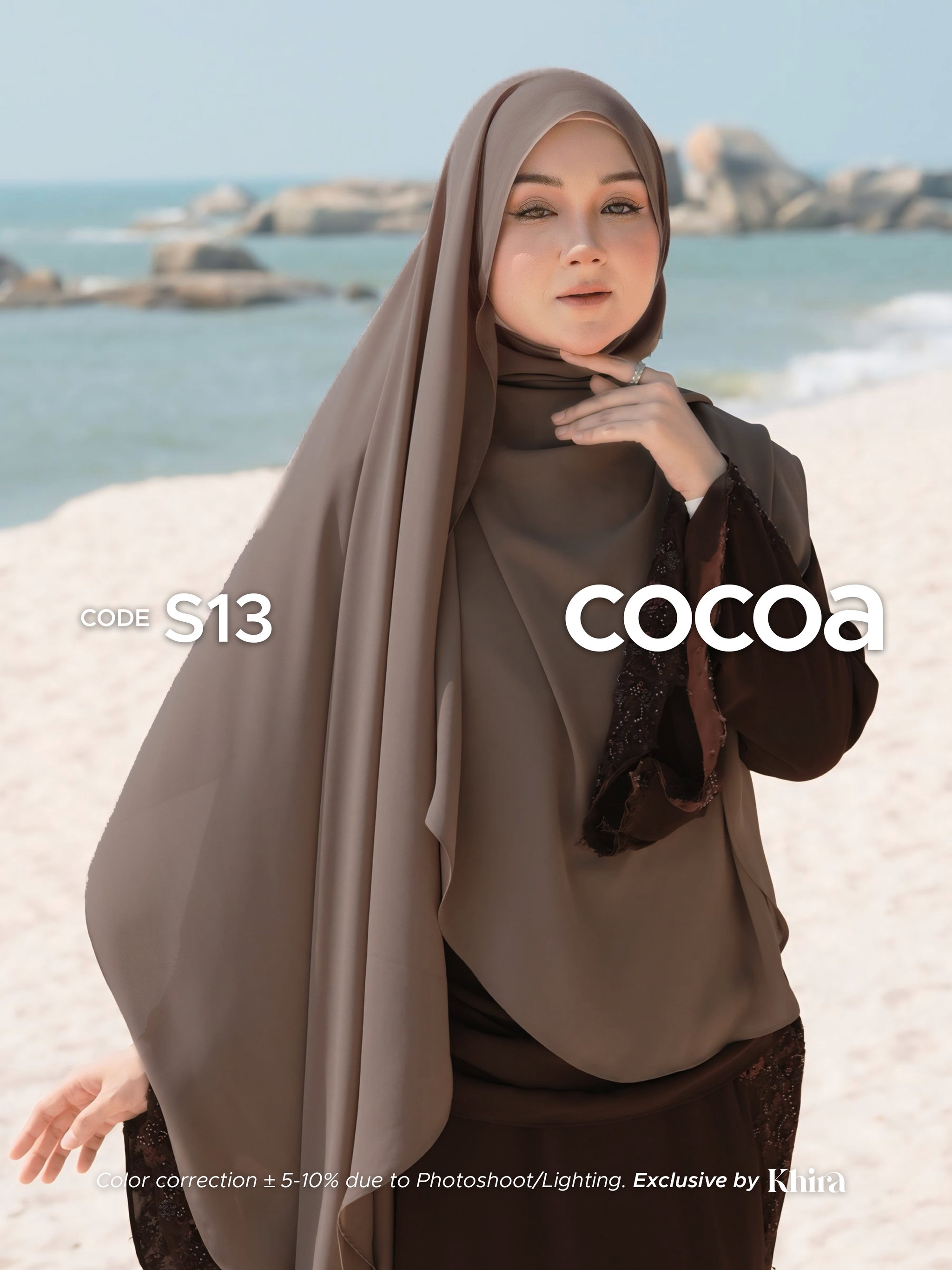 Cocoa Shawl Khira_0