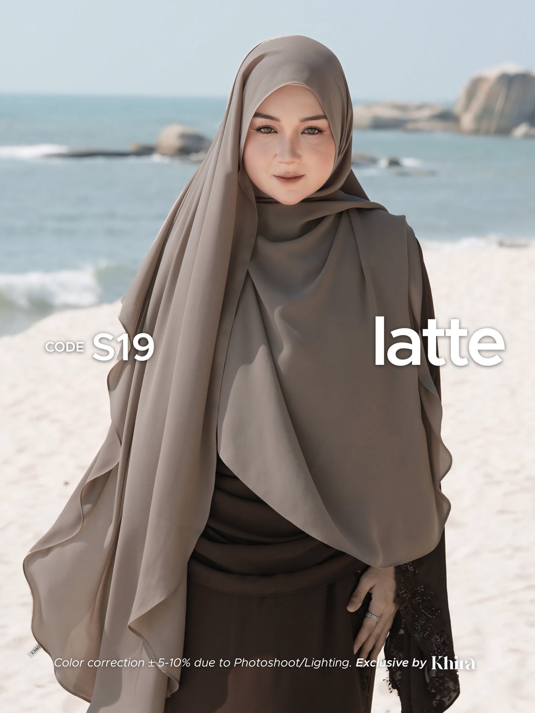 Latte Shawl Khira