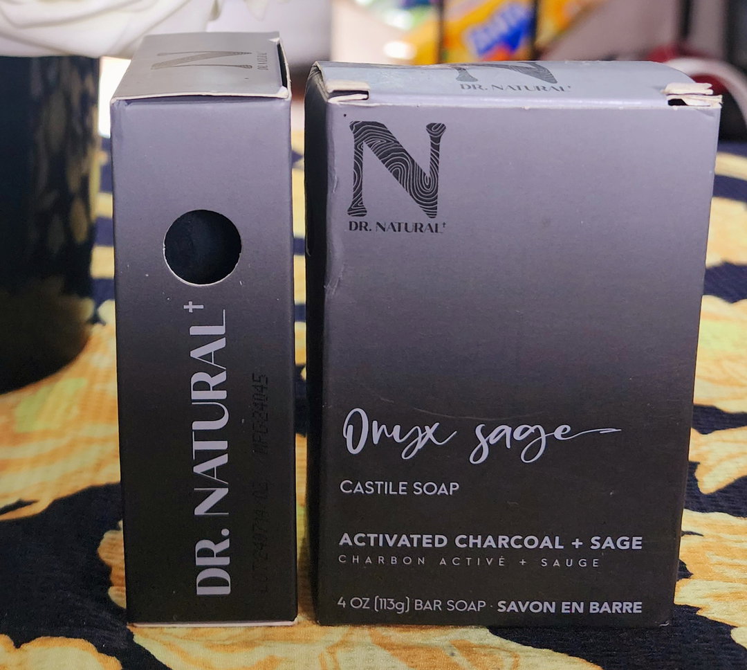 Dr. Natural castile soap activated charcoal + Sage