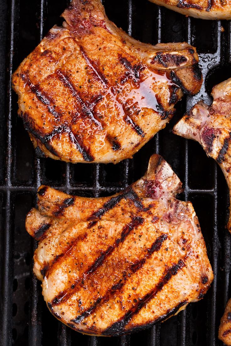 Braai Pork Chop and Boerewors 