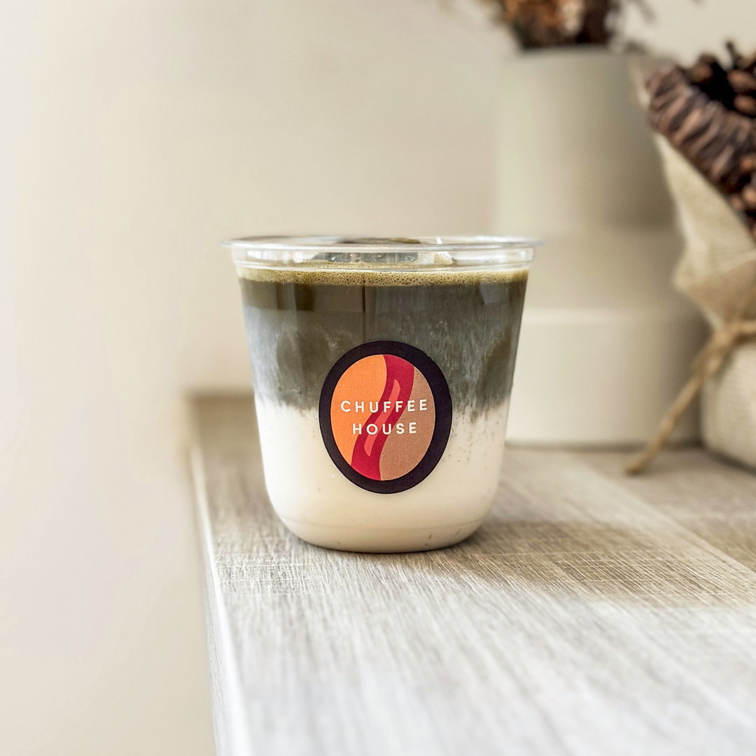 Iced Hojicha Latte