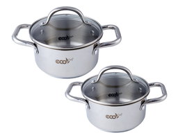 4 Pce Stainless Steel Cookware Set