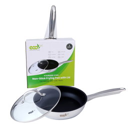 Non-Stick Stainless Steel Frying Pan