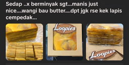 Kek Lapis Cempedak 10x10