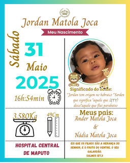  Design Boletim de Nascimento