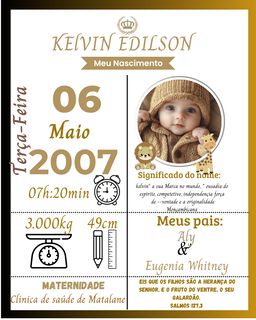  Design Boletim de Nascimento