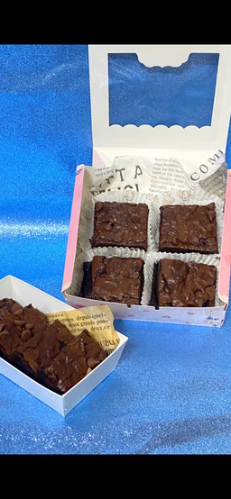 Dark chocolate brownies