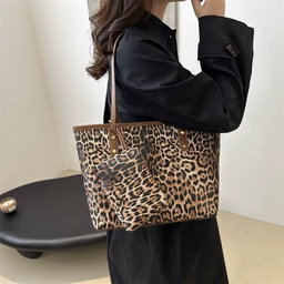 Tote bag leopard print 