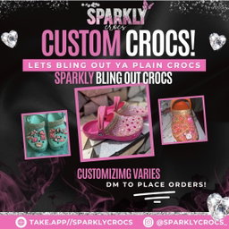 Customized BLING / ICEY Crocs 