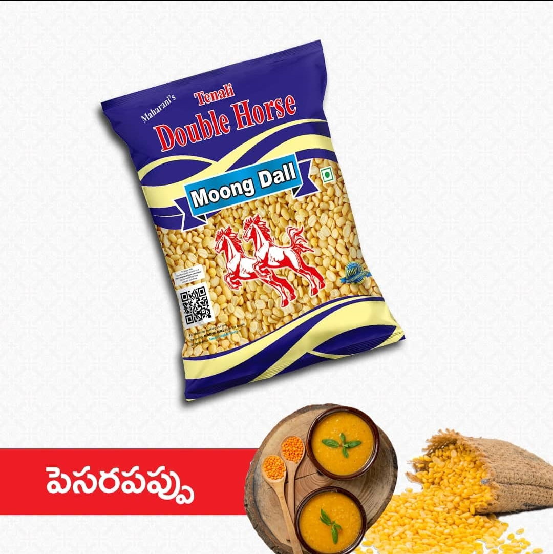 YELLOW MOONG DAL 500 G DOUBLE HORSE