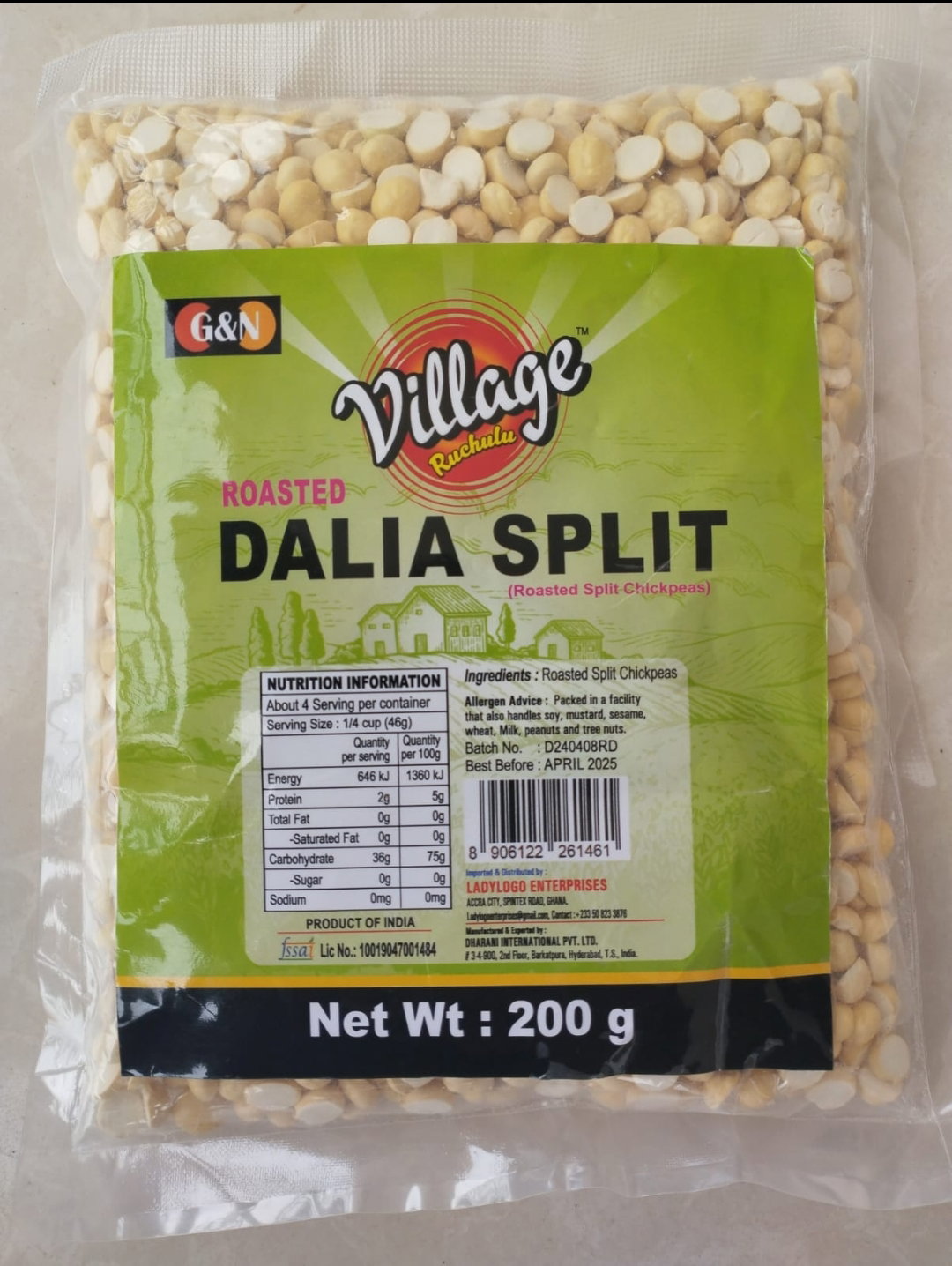 ROASTED CHANA SPLIT 200 G