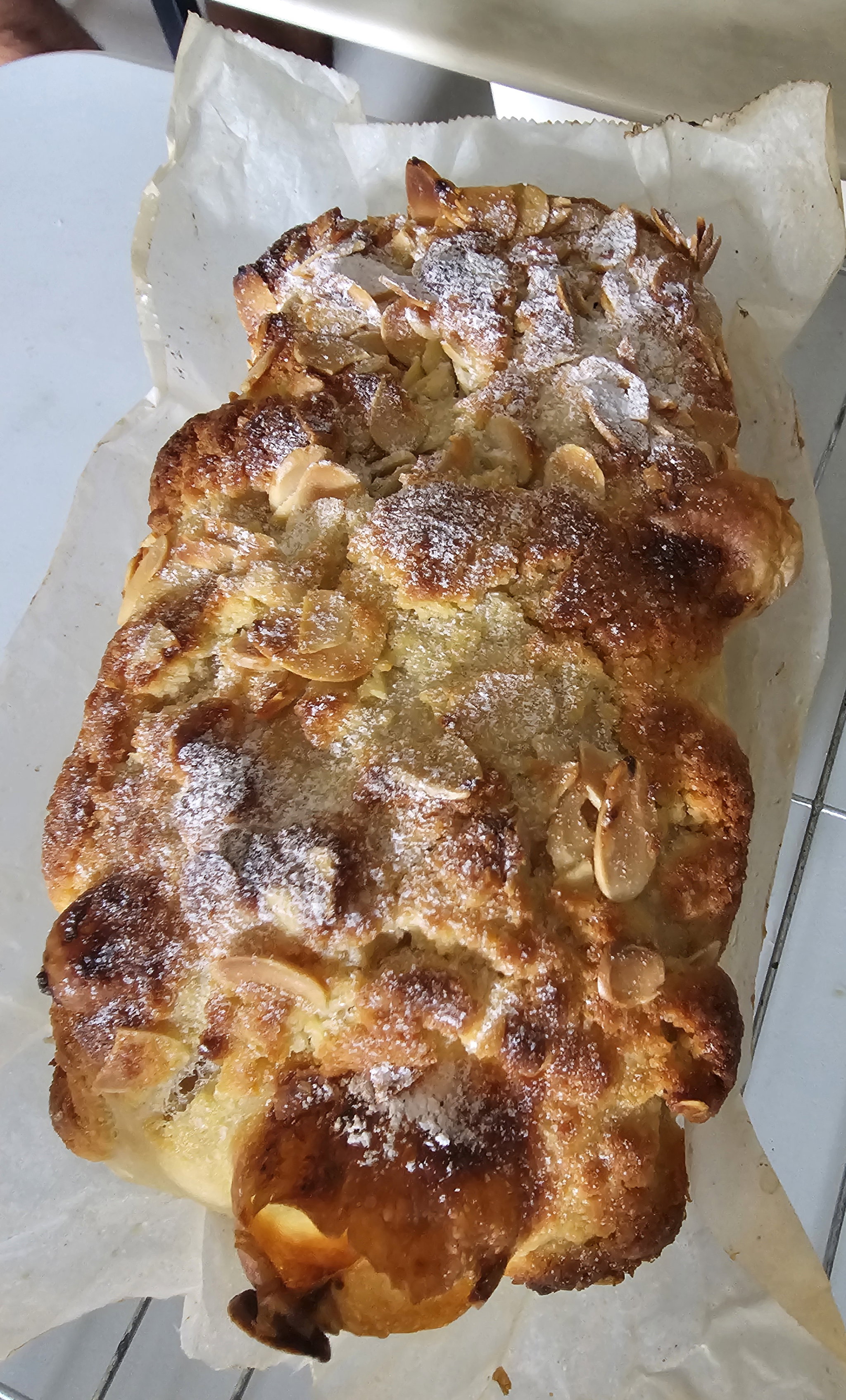 Almond "Croissant" Sourdough Focaccia_0