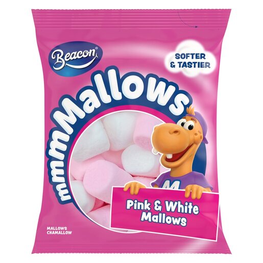 Beacon Pink & White Marshmallows 135g