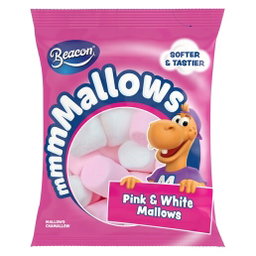 Beacon Pink & White Marshmallows 135g