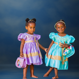 Nabotique Sweet Style Princess Dress with Floral Pattern