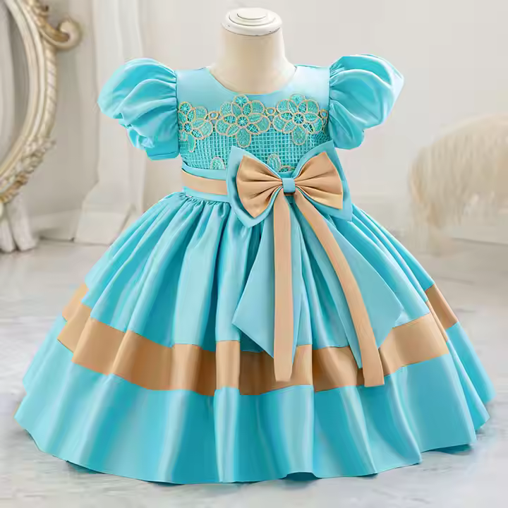 Nabotique Sweet Style Princess Dress with Floral Pattern_3