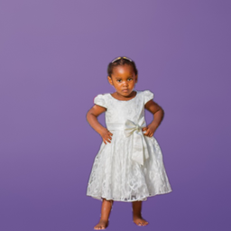 White Flower Girl Dress