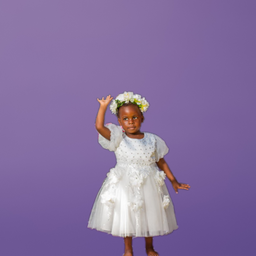 White Flower Girl Dress