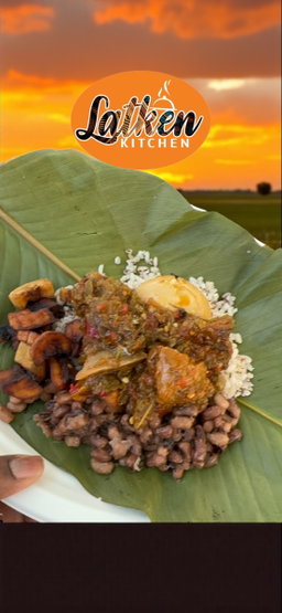 Ofada Rice with Sauce