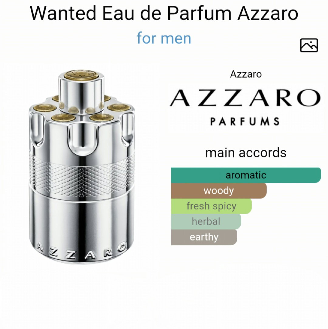 Wanted Eau de Parfum by Azzaro 100 ML EDP
