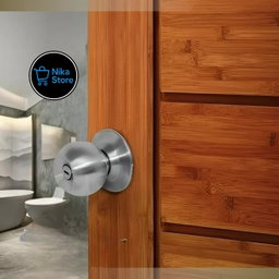 Cerradura Philips Chapa Perilla Puerta Baño   o Dormitorio Pomo Acero Inoxidable