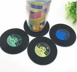 Dessous de verre rond et carré en bois de noyer massif, tapis de tasse en bois de hêtre vierge, Durable, résistant à la chaleur, pour thé et café, napperons, 6 pièces/ensemble