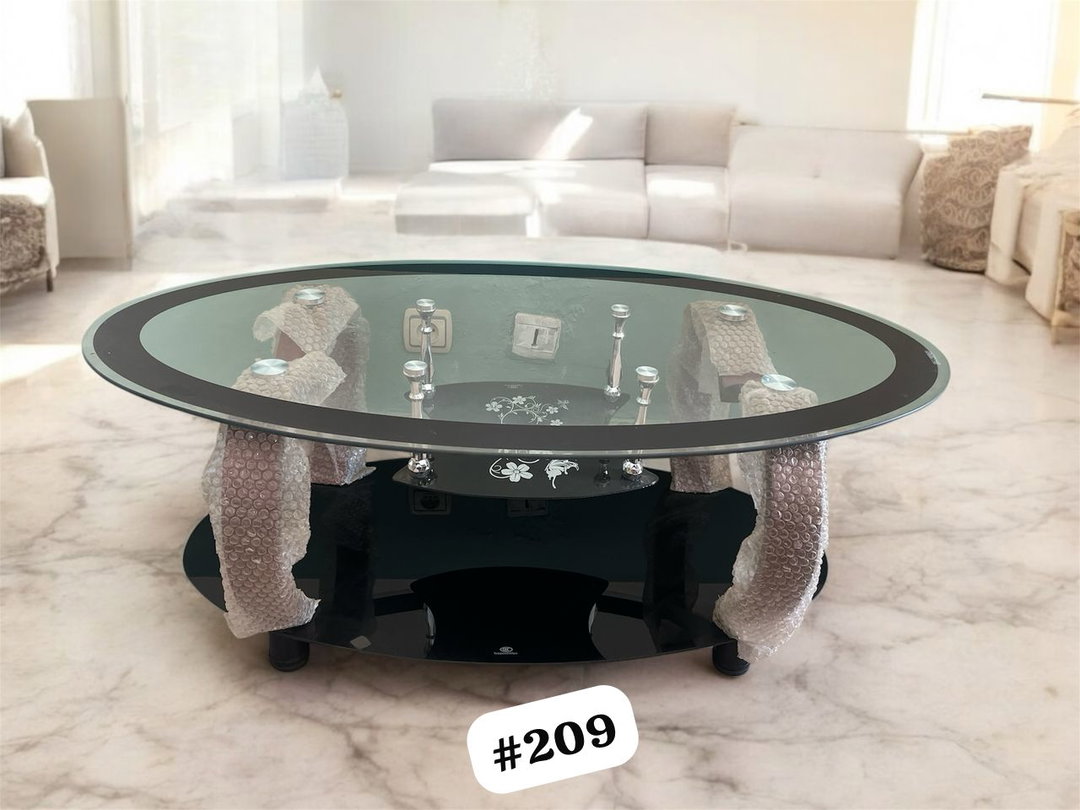 Table basse ovale en verre trempé – Design moderne (#209)_article_N°:TME_0009