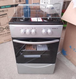 Cuisinière MAXI 4 feux + four avec couvercle en verre_article_N°:TME_0013