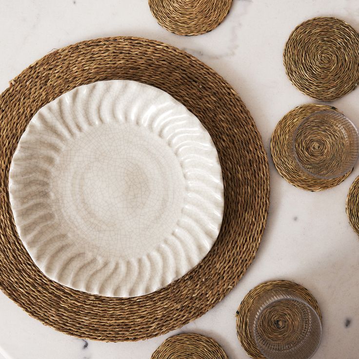 Dessous de verre rond et carré en bois de noyer massif, tapis de tasse en bois de hêtre vierge, Durable, résistant à la chaleur, pour thé et café, napperons, 6 pièces/ensemble_18