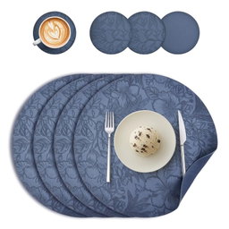 Dessous de verre rond et carré en bois de noyer massif, tapis de tasse en bois de hêtre vierge, Durable, résistant à la chaleur, pour thé et café, napperons, 6 pièces/ensemble