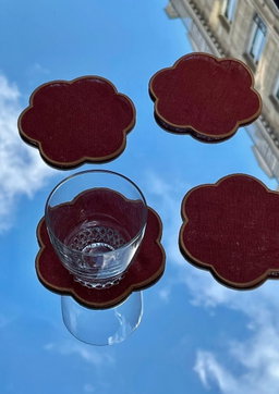 Dessous de verre rond et carré en bois de noyer massif, tapis de tasse en bois de hêtre vierge, Durable, résistant à la chaleur, pour thé et café, napperons, 6 pièces/ensemble