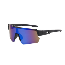  Sports Glasses Black Blue Lens 
