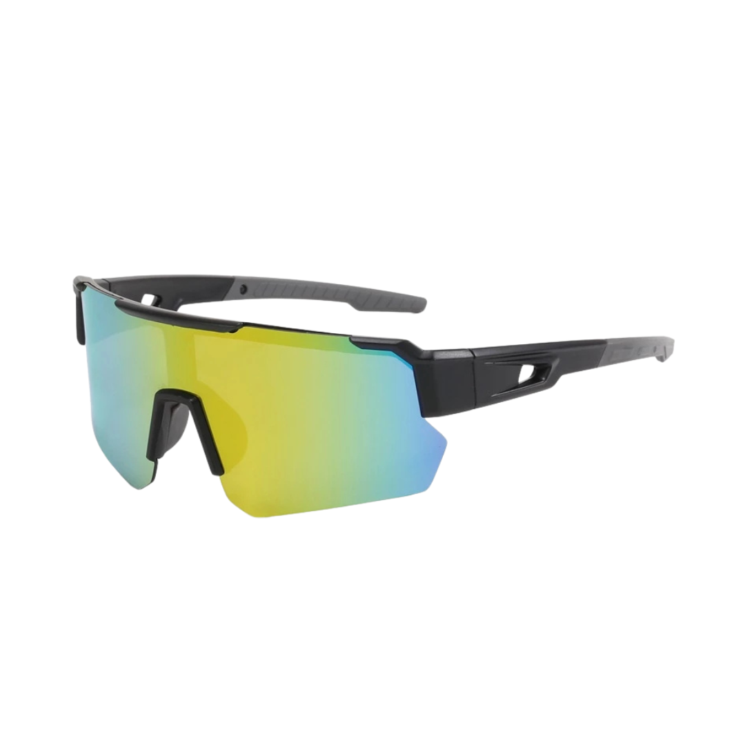  Sports Glasses Black orange Lens